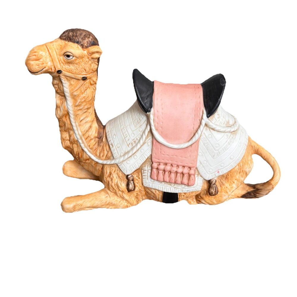 Vtg 80s Homco Home Interiors‎ Nativity Replacement Camel Porcelain Figurine 5115